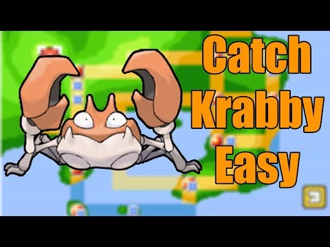 Pokemon Fire Red/Leaf Green Where to catch/find Krabby