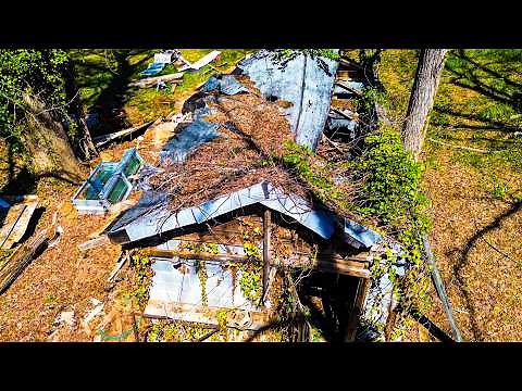 I Bought an Abandoned Pony Barn - FULL of Classic Car PARTS! Full Barn find cleanup