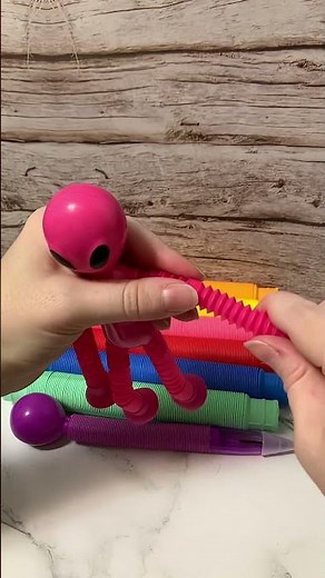 ASMR Fidget Tube Triggers 💤 | No Talking, Pure Satisfying Crunch & Pop Sounds