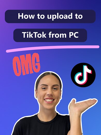 Cómo subir videos a TikTok desde PC