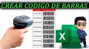 ✅ CREAR CODIGO DE BARRAS EN EXCEL FACIL Y GRATIS 🤑 SI NECESITAS QUE FUNCIONE CON UN LECTOR, DEBES PONER * AL INICIO Y AL FINAL DEL CODIGO, EJEMPLO *1234* Y ASI PODRA SER LEIDO | Mr. Dolc