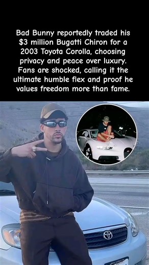 Bad Bunny Gave Up His $3M Bugatti for a Toyota?! 😳🔥 #badbunny