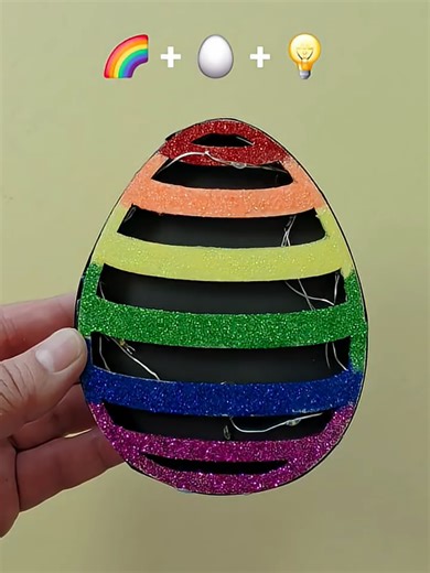 DIY Rainbow Egg Tutorial for Halloween