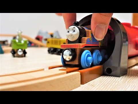 Brio & Thomas and friends wooden rail series!Long video for kids.