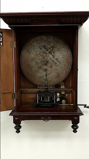 Victorian Antique Coin Op Wall Music Box #antique