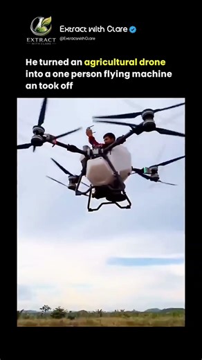 He Built a REAL Flying Machine From an Agricultural Drone 🚁🔥