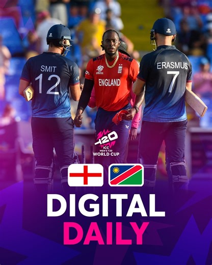 124K views · 1.3K reactions | The hopes of defending the #T20WorldCup title lives on  ICC Digital Insider Nikhil Utthamchandani and Eoin Morgan discuss England's victory in a rain-affected match over Namibia  | ICC - International Cricket Council | Facebook