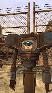 This Securitron ruined the situation... (New Vegas Online)