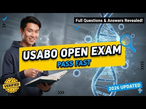 USABO Open Exam 2026 🧬 Full Questions & Answers Revealed! PASS FAST