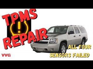 TPMS repair none of the sensors are responding how to program and replace sensors