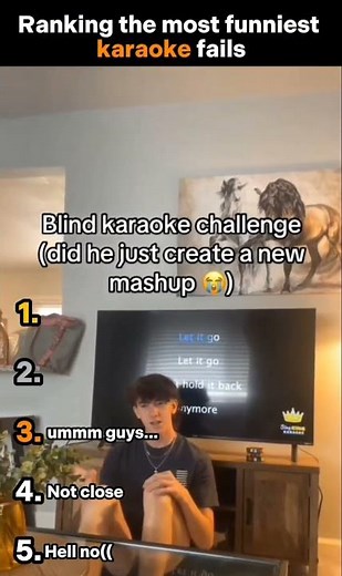 Ranking the funniest karaoke fails🫣
