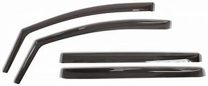 WeatherTech Side Window Air Deflectors with Dark Tinting - Front and Rear - 4 Piece WeatherTech Rain