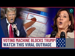 Kentucky Voting Machine Allegedly Blocks Trump Votes—He Calls It 'Democrat' Tactic Amid Outrage