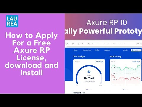 Episode 1: How to Apply For a Free Axure RP License and to download and install
