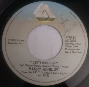 Barry Manilow - Let's Hang On