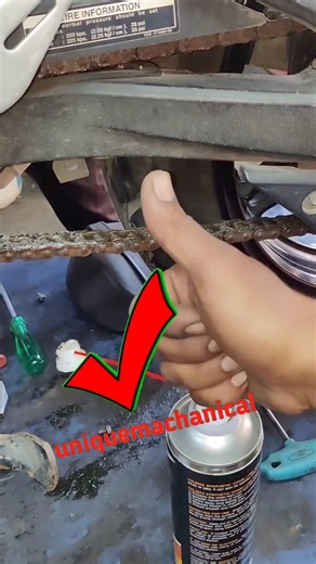 Chain lubrication #hero #repair #garage