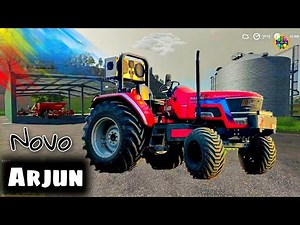 Modified Arjun Novo Indian Tractor Mod || Indian Tractor Gameplay || FS 19 || Gaming Empire