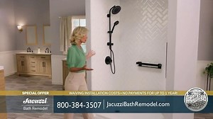 Jacuzzi Bath Remodel TV Spot, 'Problem: Waiving Costs'