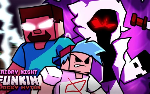 优质老模组FNF:Blocky Myths Vs HerobrineV1大更新