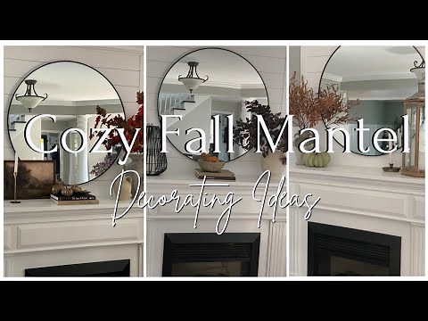 Fall Fireplace Mantel Decorating Ideas | Cozy & Stylish Autumn Home Decor