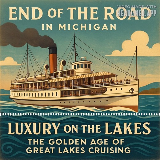 Before airports and expressways, luxury travel on the Great Lakes meant one thing: cruise ships. This week on End of the Road in Michigan, we sail through the golden age of Great Lakes cruising—from its rise in the 1800s to its recent revival. Hear the stories of floating hotels that once brought tourists to Michigan ports and how this tradition is being revived today. 🎧 Listen now and step back into a more elegant way to travel #GreatLakesCruising #MichiganMaritimeHistory #Thumbwind #EndOfTheR