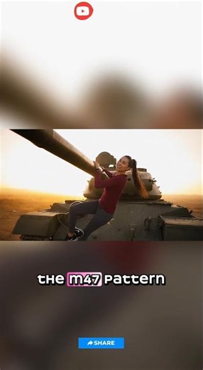 The M47 Patton: A Modern Tank, But Far from Perfect #shorts