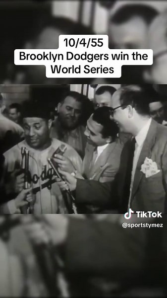 Brooklyn Dodgers Win 1955 World Series Against Yankees