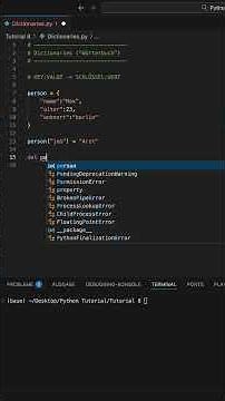 Python Dictionaries in 180s⌚️🐍! Kurz und Knackig. #coding #python #deutsch #programming #education
