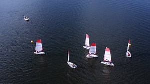 Northern Michigan From Above: Sailing on Boardman Lake