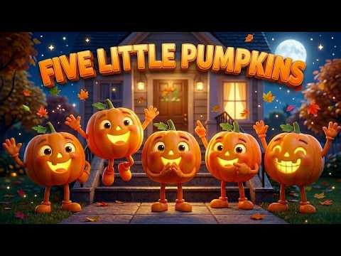 Five Little Pumpkins | Fun Kids Nursery Rhyme