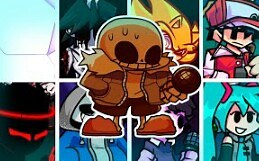 [FNF]所有人唱BURNING IN HELL_游戏热门视频