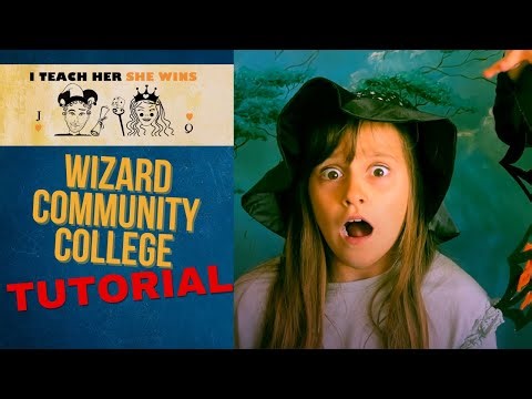 Wizard College Chaos! Comedy + Tutorial in 5 Minutes | I Teach Her She Wins