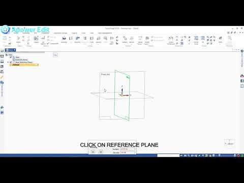 #34 SOLID EDGE TUTORIAL ADDITION OF PARALLEL PLANE, ANGLED PLANE, PERPENDICULAR AND COINCIDENT PLANE