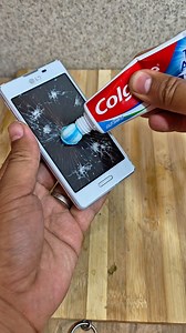 1.6M views · 6K reactions | Toothpaste fixed my cracked screen. #diy #craft #ideas #Inventions #genius #diypro | Diy pro | Facebook