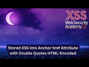 Stored XSS into Anchor Tag Href Attribute