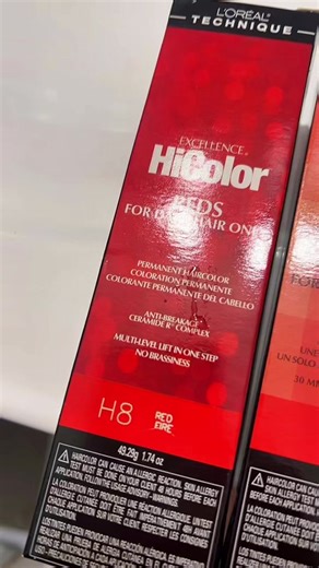 Vibrant Red Hair Transformation with Loreal Excellence