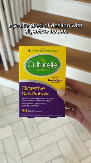 Comment DAILY below for a link to shop!✨ #probiotics #guthealth #culturelleproducts #culturelle #culturellecareeveryday #dailyhealthtips