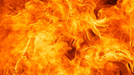 This gentleman discovered a cool trick when lighting his sock on fire for fun