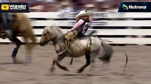 A year later and still one of our favorites from the Daddy of 'em All. Five-year-old Bronc DeMers had just graduated kindergarten before riding mini broncs at the 2019 Cheyenne Frontier Days™. Re-watch the Wyoming cowboy's 78 point ride and unforgettable interview. We hope you enjoyed the Cheyenne #RodeoRewind and we'll see you back at the Daddy in 2021: https://wranglernetwork.com/events/cheyenne-frontier-days/ | Wrangler Western