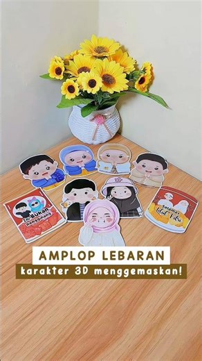 Eid Envelopes 2026 - Cute 3D Characters! #envelopes #eidenvelopes #cuteeidenvelopes #fyp