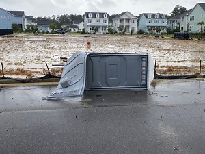 Mount Pleasant neighborhood suffers damage from likely tornado