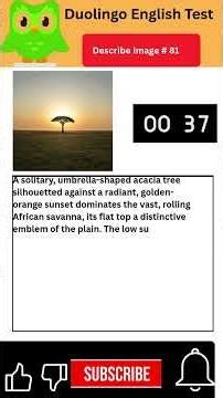 Describe Image # 81 | Duolingo English Test 2026 Practice