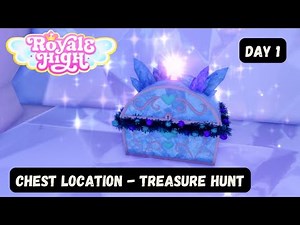ROYALE HIGH CHEST LOCATION DAY 1 -TREASURE HUNT // WINTER UPDATE // ROYAL HIGH 2025 (Roblox)