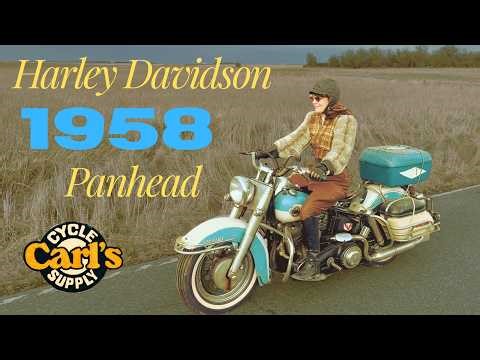 Check out this 1958 Harley Davidson FLH!