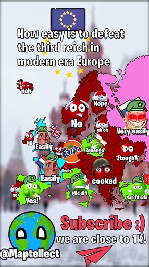 How easy is it to defeat Third reich with morden equipment of European countries 🇪🇺⚔️II #mapping