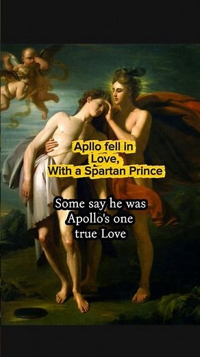 Apollo and Hyacinthus' tragic Love Story in Greek Mythology #arthistory #mythology #story #history