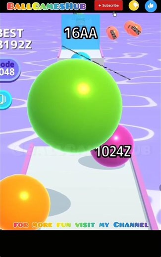 Infinity Mode Challenge 🔥 Ball Run 2048 | Epic Combo #shorts