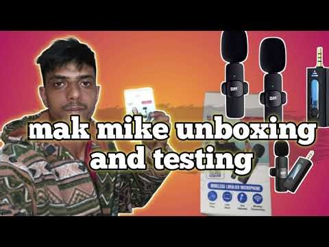 Mak mike unboxing and testing #technology #trending