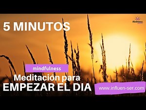 MEDITACION de la MAÑANA🌞 : 5 minutos | Meditación guiada para COMENZAR el DIA con ENERGIA 😃🙏