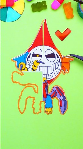 Puzzle Prototype Poppy Playtime chapter 5 / Paper craft game #poppyplaytime